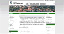Desktop Screenshot of comune.crocefieschi.ge.it