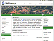 Tablet Screenshot of comune.crocefieschi.ge.it